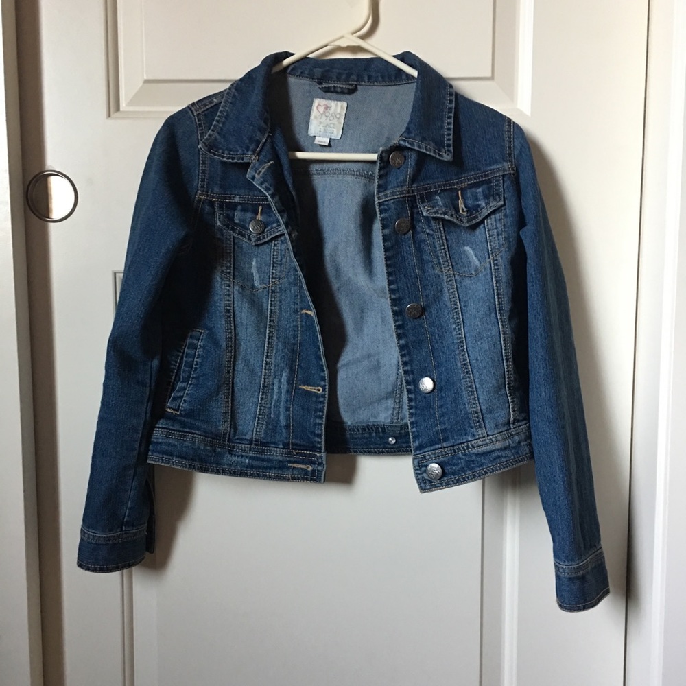 short jean jacket